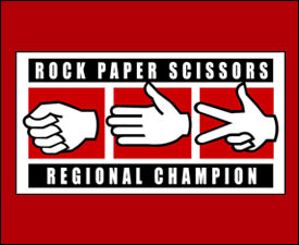 Rock Paper Scissors shirt logo